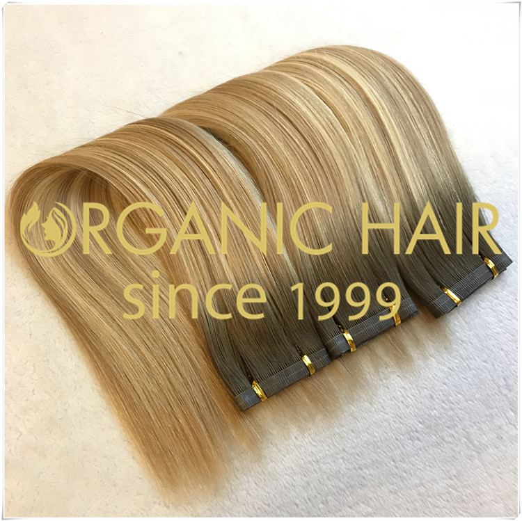 Hybrid weft seamless weft flat weft hair extensions CNY021